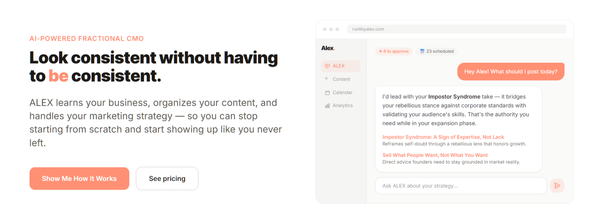 How to show up consistently (without ever having to be consistent)